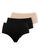 Kit com 3 Calcinhas Alta Dilady 203203 Plus Size