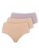 Kit com 3 Calcinhas Alta Dilady 203203 Plus Size