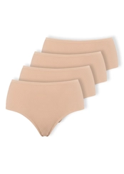 Kit com 4 Calcinhas Alta Dilady 203203 Plus Size