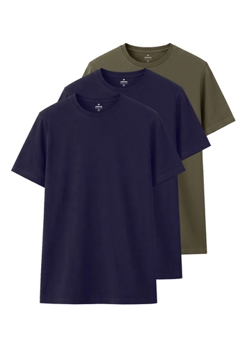 Kit com 3 Camisetas Masculina Hering 0201