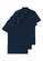 Kit com 3 Camisetas Polo Masculina Malwee 1000004430