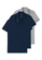 Kit com 3 Camisetas Polo Masculina Malwee 1000004430