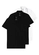 Kit com 3 Camisetas Polo Masculina Malwee 1000004430