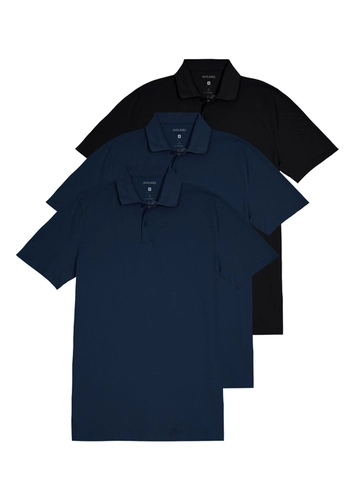 Kit com 3 Camisetas Polo Masculina Malwee 1000004425