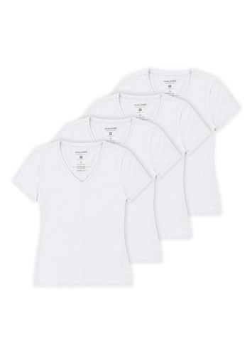 Kit com 4 Camisetas Feminina Malwee 1000004502