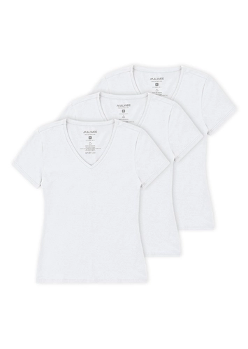 Kit com 3 Camisetas Feminina Malwee 1000004502