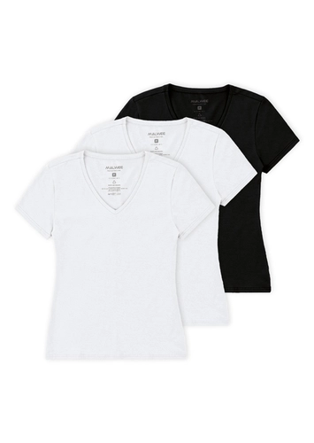 Kit com 3 Camisetas Feminina Malwee 1000004502