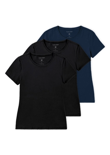 Kit com 3 Camisetas Feminina Malwee 1000004500