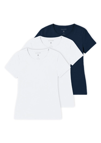 Kit com 3 Camisetas Feminina Malwee 1000004500