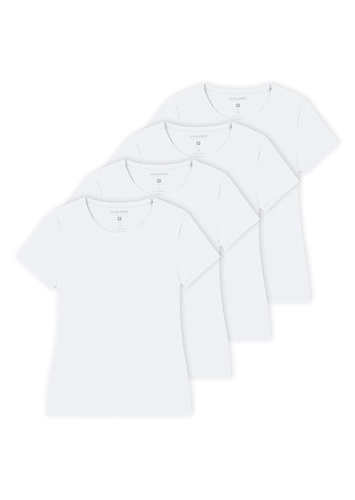 Kit com 4 Camisetas Feminina Malwee 1000004500