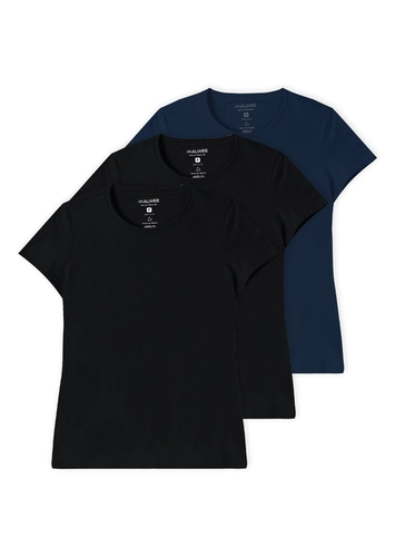 Kit com 3 Camisetas Feminina Malwee 1000004499