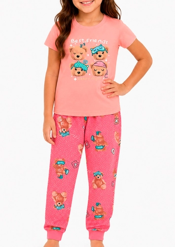 Pijama Infantil Menina Longo Malwee 1000120293