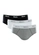 Kit com 3 Cuecas Slip Mash 010.04e Plus Size