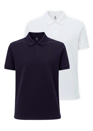 Kit com 2 Camisetas Polo Masculina Hering N3a7