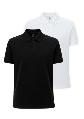 Kit com 2 Camisetas Polo Masculina Hering N3a7