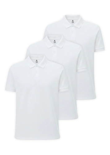 Kit com 3 Camisetas Polo Masculina Hering N3a7