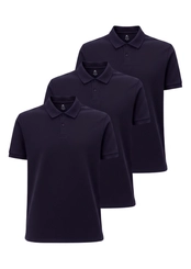 Kit com 3 Camisetas Polo Masculina Hering N3a7