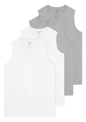 Kit com 4 Camisetas Masculina Regata Malwee 1000004421