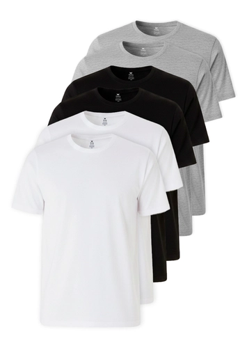 Kit com 6 Camisetas Masculina Hering 4fv2