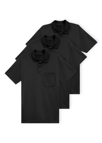 Kit com 3 Camisetas Polo Masculina Malwee 1000004429