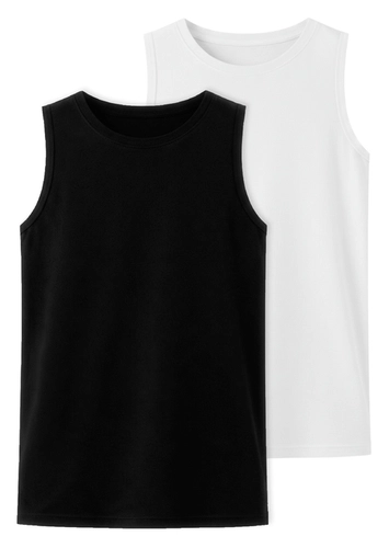 Kit com 2 Camisetas Regata Masculina Hering 0111