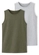 Kit com 2 Camisetas Regata Masculina Hering 0111
