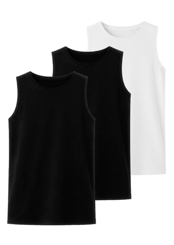 Kit com 3 Camisetas Regata Masculina Hering 0111