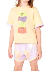 Pijama Infantil Menina Curto Hering 56l4