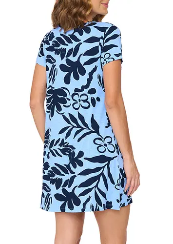 Camisola Feminina Curta com Abertura Podiun 256058