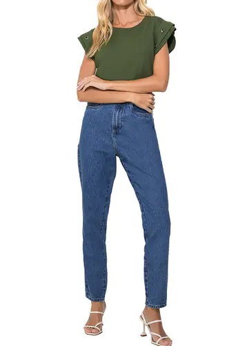Camiseta Feminina Muscle Tee Enfim 1000120962