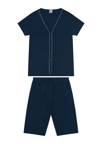 Pijama Feminino Curto com Abertura Malwee 1000121151