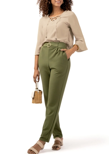 Calça Feminina Reta Marialicia 183622