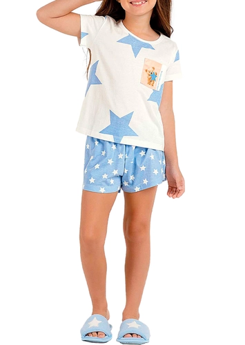 Pijama Infantil Menina Curto Cor com Amor 2050051