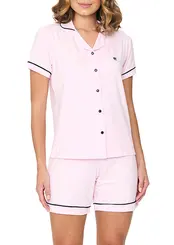 Pijama Feminino Curto com Abertura Podiun 255047