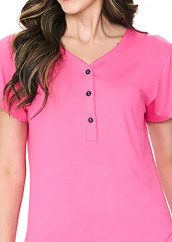 Pijama Feminino Curto com Abertura Podiun 255065