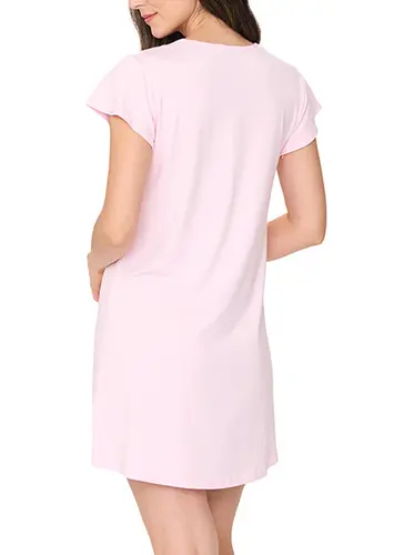 Camisola Feminina Curta com Abertura Podiun 256046