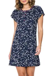 Camisola Feminina Curta com Abertura Podiun 256066