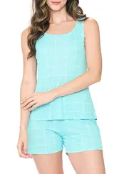 Pijama Feminino Curto Podiun 255015