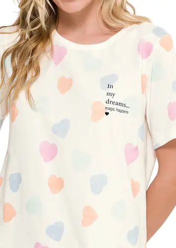 Camisola Feminina Curta Espaço Pijama 4010234