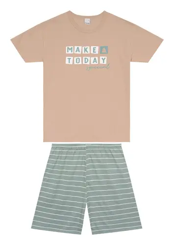 Pijama Infantil Menino Curto Malwee 1000122460