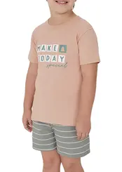 Pijama Infantil Menino Curto Malwee 1000122460