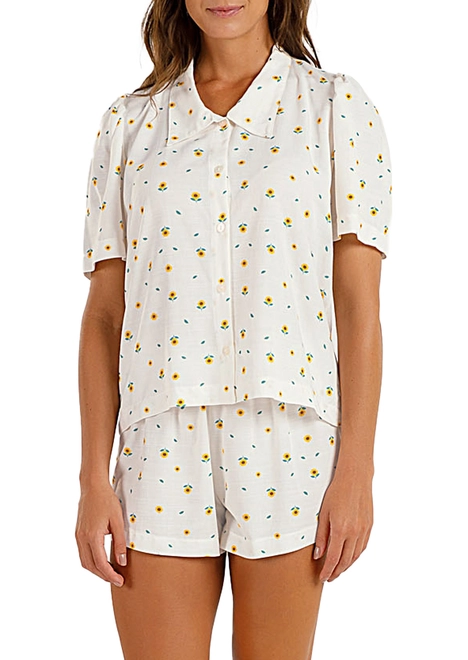 Pijama Feminino Curto com Abertura Cor com Amor 2010357