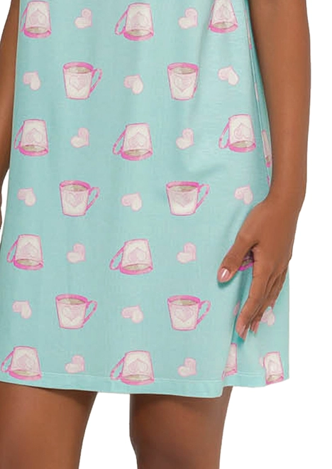 Camisola Feminina Curta Espaço Pijama 4010261