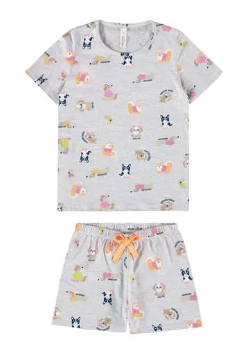 Pijama Infantil Menina Curto Malwee 1000122802