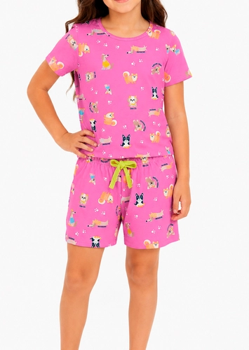 Pijama Infantil Menina Curto Malwee 1000122802