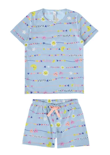 Pijama Infantil Menina Curto Malwee 1000122802