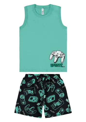 Pijama Infantil Menino Curto Malwee 1000122842