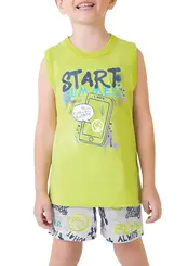 Pijama Infantil Menino Curto Malwee 1000122842