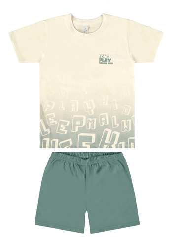 Pijama Infantil Menino Curto Malwee 1000122845