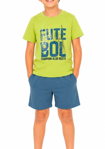 Pijama Infantil Menino Curto Malwee 1000122845